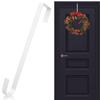 Vhxmaizxn 12 in Wreath Hanger White Wreath Hangers for Front Door Wreaths Hangers Hook Over The Door Hook for Christmas Wreaths Holder Decorative Halloween Easter Hanging Hooks Decor view 1