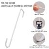 Vhxmaizxn 12 in Wreath Hanger White Wreath Hangers for Front Door Wreaths Hangers Hook Over The Door Hook for Christmas Wreaths Holder Decorative Halloween Easter Hanging Hooks Decor view 3
