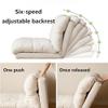 6-Position Foldable Lazy Sofa Bed with Detachable Cloth Cover,High-Density Foam Filling Convertible Sleeper Sofa Bed,Tatami Sofa,Fireside Chair A-1 Piece Set view 3