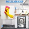 MLGB Wreath Bird Kitchen Decoration Stainless Steel Dishwasher Magnet Cover, Metal Dishwasher Sticker Magnetic Stainless Steel Wreath Bird Refrigerator Door Skin Cover (23" x 26" Magnetic) view 3