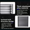 Air conditioner radiator cover ,Outdoor unit mini split air conditioner cover,exterior air conditioning unit cover,Outdoor air conditioner cover,Applicable to air conditioner outdoor unit (White 100* view 4