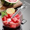 2-in-1 Stainless Steel Fruit Cutter, Watermelon Fork Slicer Cutter, Dual Head Watermelon Cuber Cutting Tool Knife Summer Fruit Cutting Fork for Home Party Camping Kitchen Gadget view 2