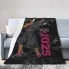 Class of 2025 Graduation Gifts for Her Dabbing Queen Ultra-Soft Micro Flannel Blanket 40x30 inch Throw Blankets for Bedroom Sofa view 1
