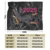 Class of 2025 Graduation Gifts for Her Dabbing Queen Ultra-Soft Micro Flannel Blanket 40x30 inch Throw Blankets for Bedroom Sofa view 2