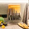 Demi's Home Knife Magnetic Strip & Cutting Board Holder for Wall or Fridge - 16 inch - (Supplies Not Included) - Magnetic Cutting Board & Knife Holder for Fridge or Wall view 3