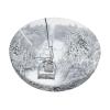 AMAZWI Winter Old Cable Ski Lift Bar Stool Covers Round Soft Chair Cushion Cover Washable Stool Seat Cover Chair Slipcover, 14 inch view 1
