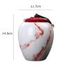 DAQERHSH Ceramic Sealed Jar Vintage Tea Warehouse Kitchen Multifunctional Sealed Storage Jar Premium Ceramic Loose Leaf Tea Jar Chinese Tea Canister(A) view 2
