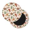 AMAZWI Cowboy Ride Horse Bar Stool Covers Round Soft Chair Cushion Cover Washable Stool Seat Cover Chair Slipcover, 13 inch view 2