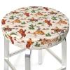 AMAZWI Cowboy Ride Horse Bar Stool Covers Round Soft Chair Cushion Cover Washable Stool Seat Cover Chair Slipcover, 13 inch view 3