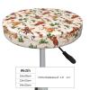 AMAZWI Cowboy Ride Horse Bar Stool Covers Round Soft Chair Cushion Cover Washable Stool Seat Cover Chair Slipcover, 13 inch view 4