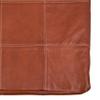 Marrakesh Gallery Square Leather Ottoman Cover  Moroccan Pouf Cover for Living Room & Bedroom, Handmade Leather Pouf Ottoman Slipcover, Coffee Table Footstool unstuffed view 4
