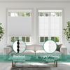 BERISSA Blackout Cellular Shades Cordless Honeycomb Blinds for Windows,30.5" W x 52" H,White view 3