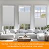 BERISSA Blackout Cellular Shades Cordless Honeycomb Blinds for Windows,30.5" W x 52" H,White view 4
