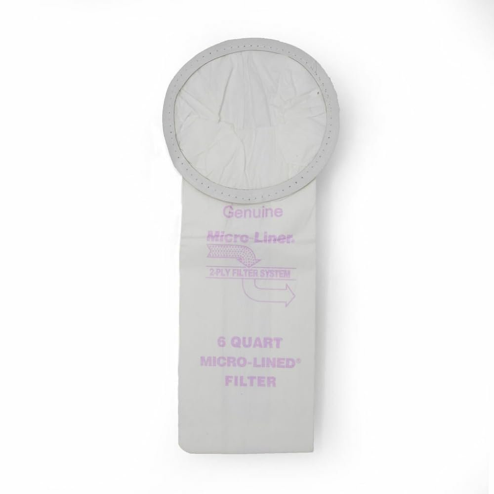 for DVC for Micro-Lined Replacement Bags 6 Quart Fit for ProTeam for Backpack Models - 10 Bags