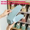 AKYLDI Shoe Stackers for a Pair of Shoes, Adjustable Shoe Slotz, Double Deck Shoe Organizer Space Saver for Shelf Closet Floor,Pink-10 view 2