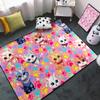 Cat Rug for Bedroom - Cute Cat Rugs Room Decor for Girls Pink Carpet, Lovely Animal Carpet for Living Room, 3x5 Feet view 2