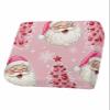 Christmas Sofa Couch Cushion Covers Washable, Removable Stretchable Sectional Couch Covers Slipcovers for L & T Shape Sofa Furniture Protector S Size 1 pc Pink Santa Christmas Tree Winter Snowflake view 1