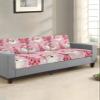 Christmas Sofa Couch Cushion Covers Washable, Removable Stretchable Sectional Couch Covers Slipcovers for L & T Shape Sofa Furniture Protector S Size 1 pc Pink Santa Christmas Tree Winter Snowflake view 2