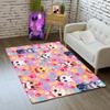 Cat Rug for Bedroom - Cute Cat Rugs Room Decor for Girls Pink Carpet, Lovely Animal Carpet for Living Room, 2x3 Feet view 1