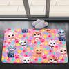 Cat Rug for Bedroom - Cute Cat Rugs Room Decor for Girls Pink Carpet, Lovely Animal Carpet for Living Room, 2x3 Feet view 3