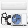 KOTEK 9000 BTU Mini Split AC/Heating System, 17 SEER2 Inverter Ductless AC Unit, Cools Up to 450 Sq. Ft, Wall Mounted Air Conditioner with Heat Pump & Installation Kit (9000BTU, 208-230V, 17 SEER2) view 1