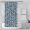 MUKULING William Morris Shower Curtain for Bathroom Pattern of Willow Branches and Leaves Machine Washable Bath Shower Curtain with Hook W72xL96in view 2