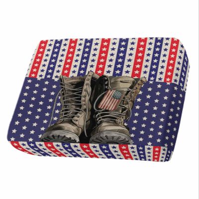 4th of July Sofa Couch Cushion Covers Washable, Removable Stretchable Sectional Couch Covers Slipcovers for L & T Shape Sofa Furniture Protector S Size 1 pc Independence Day Patriotic Blue Red Star