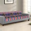 4th of July Sofa Couch Cushion Covers Washable, Removable Stretchable Sectional Couch Covers Slipcovers for L & T Shape Sofa Furniture Protector S Size 1 pc Independence Day Patriotic Blue Red Star view 2