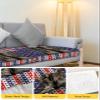 4th of July Sofa Couch Cushion Covers Washable, Removable Stretchable Sectional Couch Covers Slipcovers for L & T Shape Sofa Furniture Protector S Size 1 pc Independence Day Patriotic Blue Red Star view 4