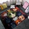 Cat Rug for Bedroom Living Room Cute Cat Rugs Room Decor for Boys Girls Kids Carpet Lovely Animal Print Carpet Floor Mats, 3x4 Feet view 1