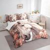 Feelyou White Horse Comforter Set with Sheets Pink Floral and Horse 7 Piece Bedding Set for Kids Boys Girls Spring Petals Bed in a Bag All Season Soft Bed Set Full Size view 2