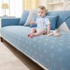 APMOE Stretch Couch Cushion Covers, Washable Striped Chenille Anti-Scratch Couch Cover, Washable Dog Couch Covers Protector Sofa Slipcovers, Sofa Couch Covers for 3 Cushion Couch Sofa view 1