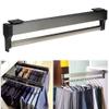 Pull-Out Clothes Hanger Rail for Wardrobe,201 Steel Closet Hanging Rod for Pants/Coat/Scarves,30-60cm Trouser Hanger(400mm/15.7inch) view 1
