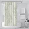 MUKULING Retro Flower Shower Curtains William Morris Vintage Country Boho Marigold Flower Pattern Waterproof Shower Curtain Liners with Hook W48xL72in view 2