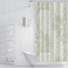 MUKULING Retro Flower Shower Curtains William Morris Vintage Country Boho Marigold Flower Pattern Waterproof Shower Curtain Liners with Hook W48xL72in view 3