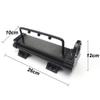 Black Pull Out Closet Clothes Hanger Rail,Push-Pull Coat Hanger with Double-Row Sliding Track,Heavy Duty Wardrobe Storage Rack,Metal Framed(26x10x12cm) view 2