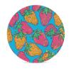 4PCS Drink Coaster Hand Drawn Elements Blue Absorbent Coasters Set Coffee Table Coasters for Drink Coffee Cup Beverage Coasters Wine Beer Bar Coasters view 3