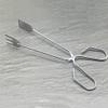 BHYTAF Silicone tongs Metal tongs Cooking Stainless Steel Kitchen Food Tong,Bread Clip, Pastry Clamp, Barbecue Kitchen Tong Pliers view 3