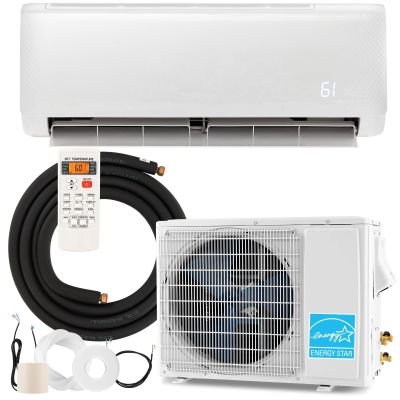 KOTEK 12000 BTU Mini Split AC/Heating System, Energy Star, 21 SEER2 Inverter Ductless AC Unit, Cools Up to 750 Sq. Ft, Wall Mounted Air Conditioner with Heat Pump (12000BTU, 208-230V, 21 SEER2)