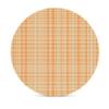 4PCS Drink Coaster Orange and White Plaid Absorbent Coasters Set Coffee Table Coasters for Drink Coffee Cup Beverage Coasters Wine Beer Bar Coasters view 3