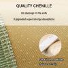 APMOE Stretch Couch Cushion Covers, Washable Striped Chenille Anti-Scratch Couch Cover, Washable Dog Couch Covers Protector Sofa Slipcovers, Sofa Couch Covers for 3 Cushion Couch Sofa view 3