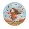 4PCS Drink Coaster Long Brown Hair Absorbent Coasters Set Coffee Table Coasters for Drink Coffee Cup Beverage Coasters Wine Beer Bar Coasters view 3