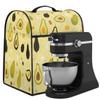 Avocado Stand Mixer Cover Kitchen Dust-Proof Mixer Cover Compatible with 6-8 Quarts Cute Avocado Kitchen Aid Stand Mixer Waterproof Storage Cover with Handle and Pockets view 2