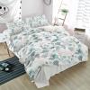 3 Pieces Cal KingBedding Duvet Covers Set Coast Coral Summer Ocean Nautical Soft Quilt Cover and Pillow Shams, Lightweight Comforter Cover Sets with Zipper Closure Beach Teal Seashells Starfish view 1