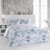 3 Pieces Cal KingBedding Duvet Covers Set Coast Coral Summer Ocean Nautical Soft Quilt Cover and Pillow Shams, Lightweight Comforter Cover Sets with Zipper Closure Beach Teal Seashells Starfish view 2