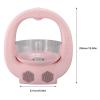 Fish Tank Design Desktop Humidifier Portable Mini Humidifier Multifunctional Innovative Aromatherapy Diffuser with Bluetoothes Speaker for Home Office Desk (White)(Pink) view 2