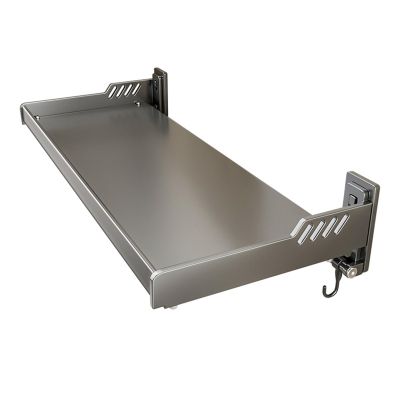 YUJIEE Kitchen Utensil Rack Carbon Steel Wall Mount Kitchen Shelf Multifunctional Floating Shelf Hanging Spice Rack for Utensils