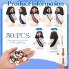 Bememo 50 Pcs Mini Jesus Figures Jesus Loves You Christ Toys Little Christ Figures to Hide and Seek Sunday School Religious Party Favors Gift(Retro Color) view 2