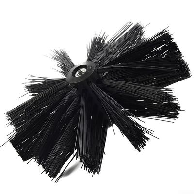 Chimney Cleaning Brush, Dryer Vent Cleaning Brush Nylon Bristle Head Chimney Lint Remover for Cleaning Dryer Ducts, Chimney Pipes(150mm)