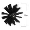 Chimney Cleaning Brush, Dryer Vent Cleaning Brush Nylon Bristle Head Chimney Lint Remover for Cleaning Dryer Ducts, Chimney Pipes(150mm) view 2